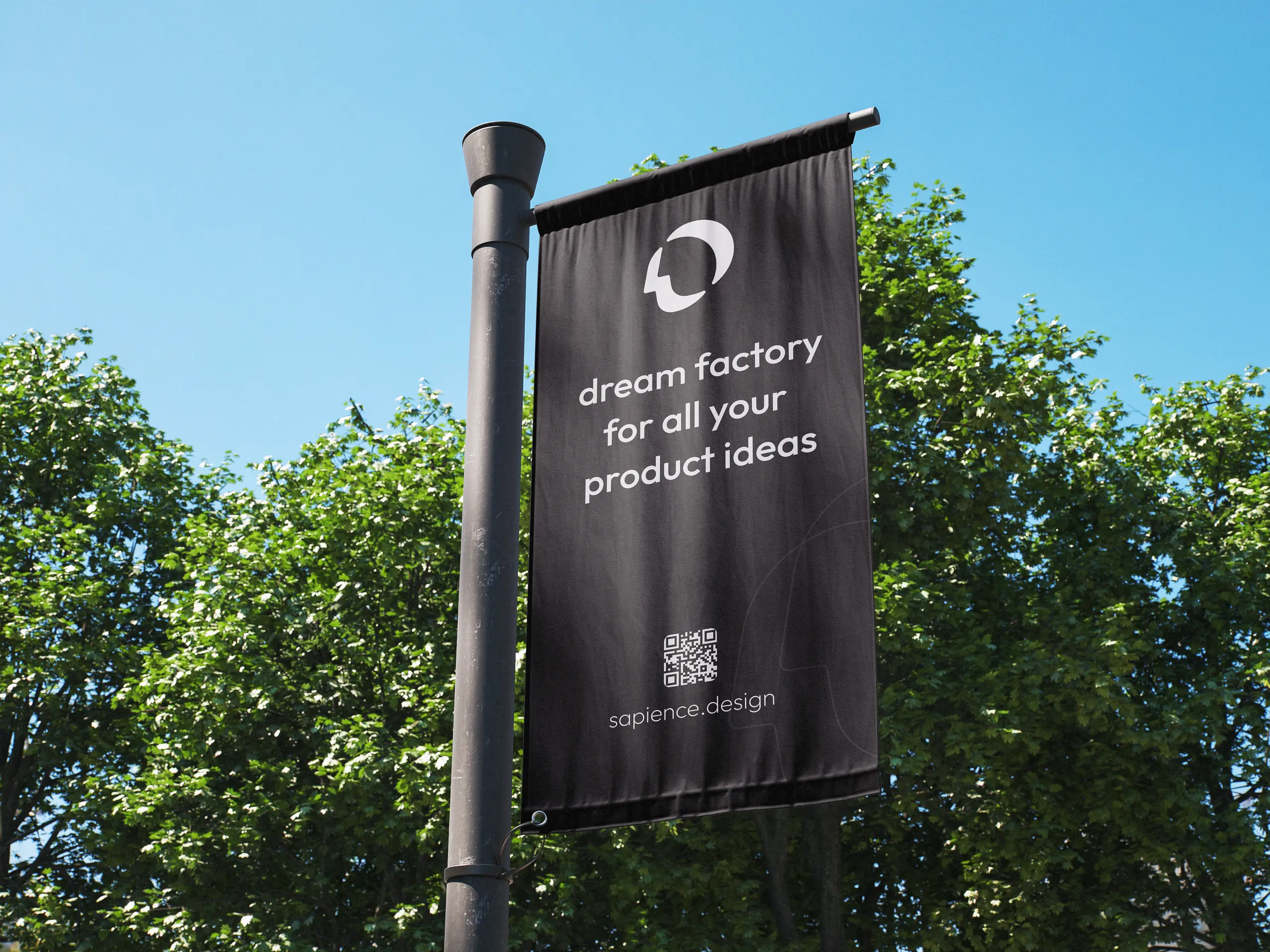 Pole flag in context