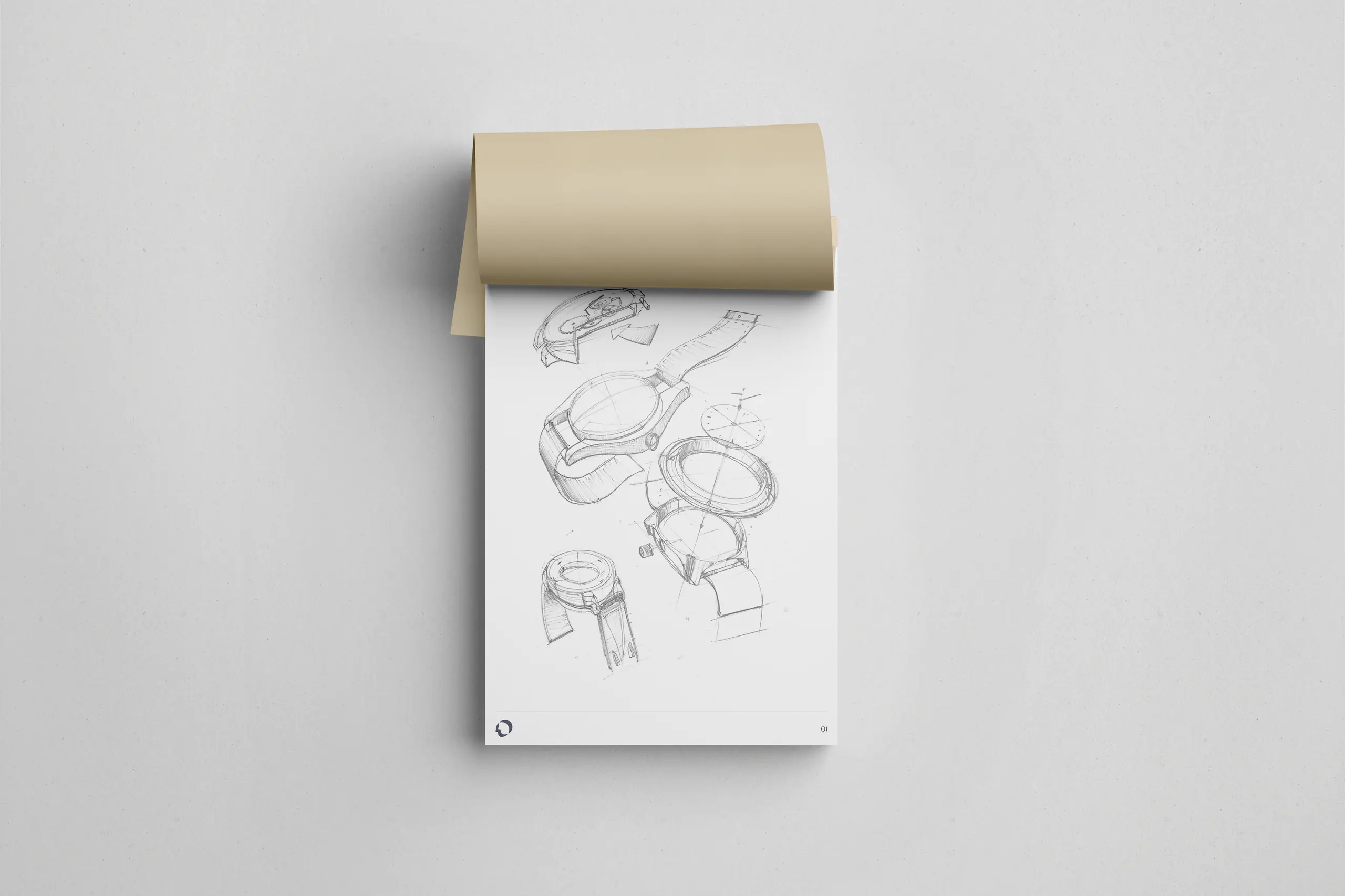 Notepad with logo